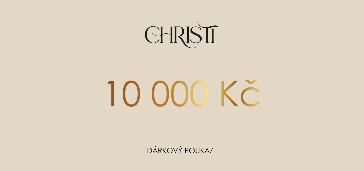 Dárková voucher Christi