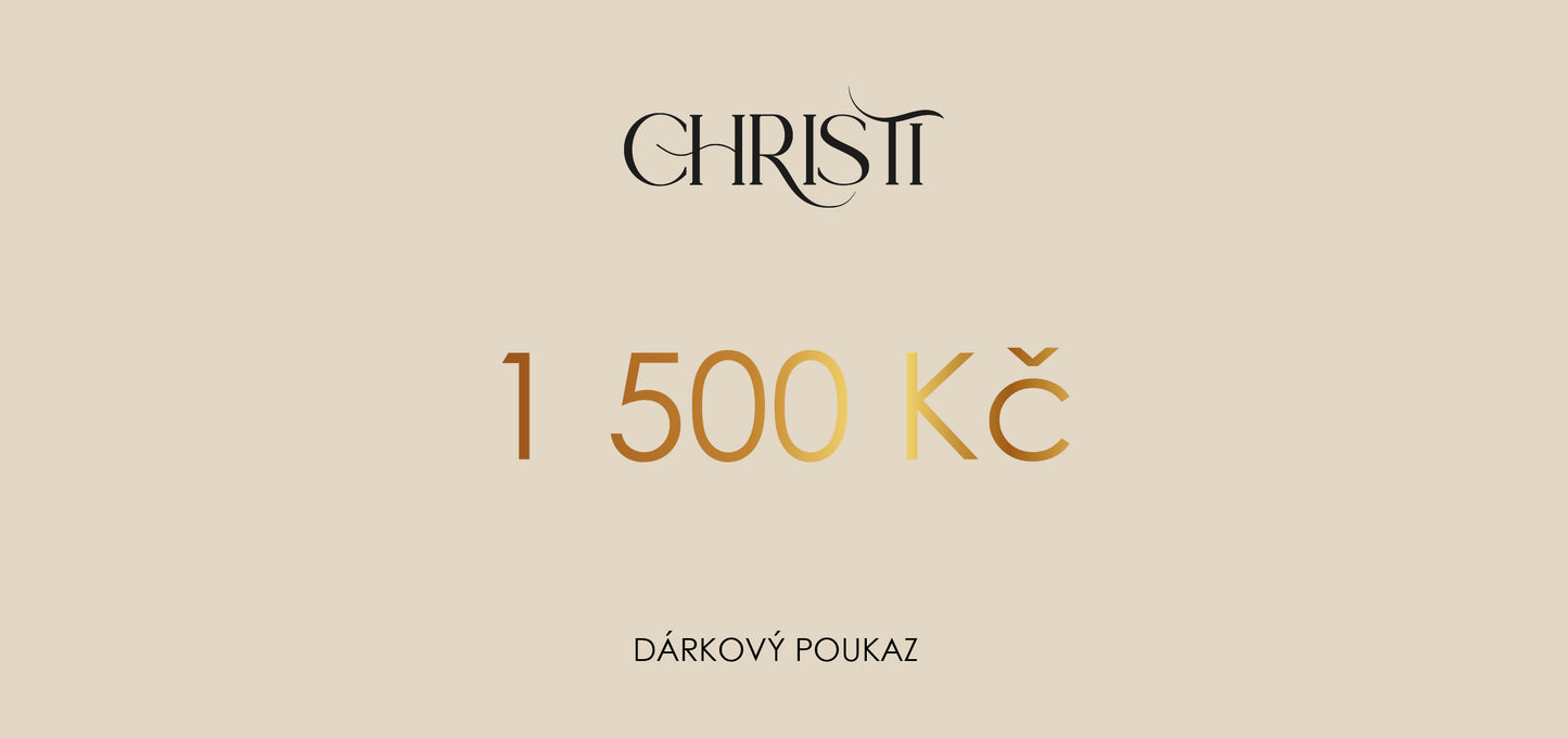 Dárková voucher Christi