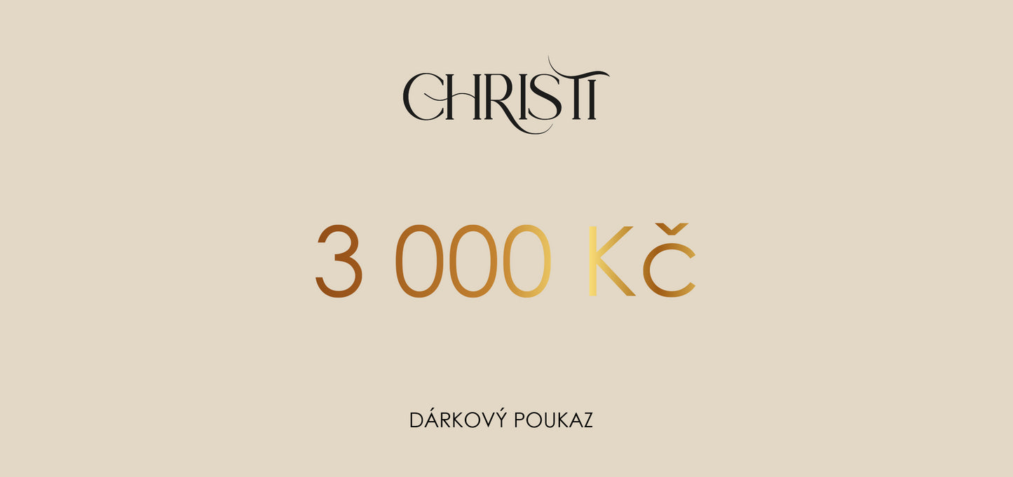 Dárková voucher Christi