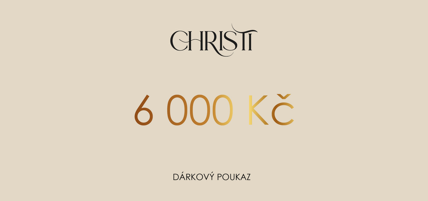 Dárková voucher Christi